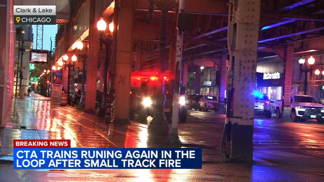 CTA service in Loop resumes after track fire