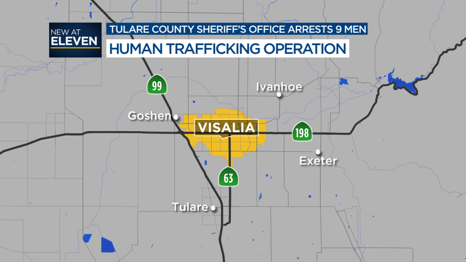 9 arrested after human trafficking victims rescued in Visalia - ABC30 ...