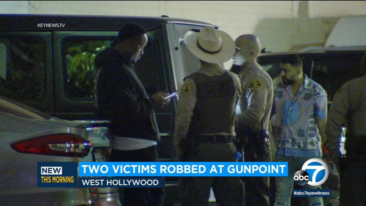 Two tourists robbed at gunpoint of watches in West Hollywood