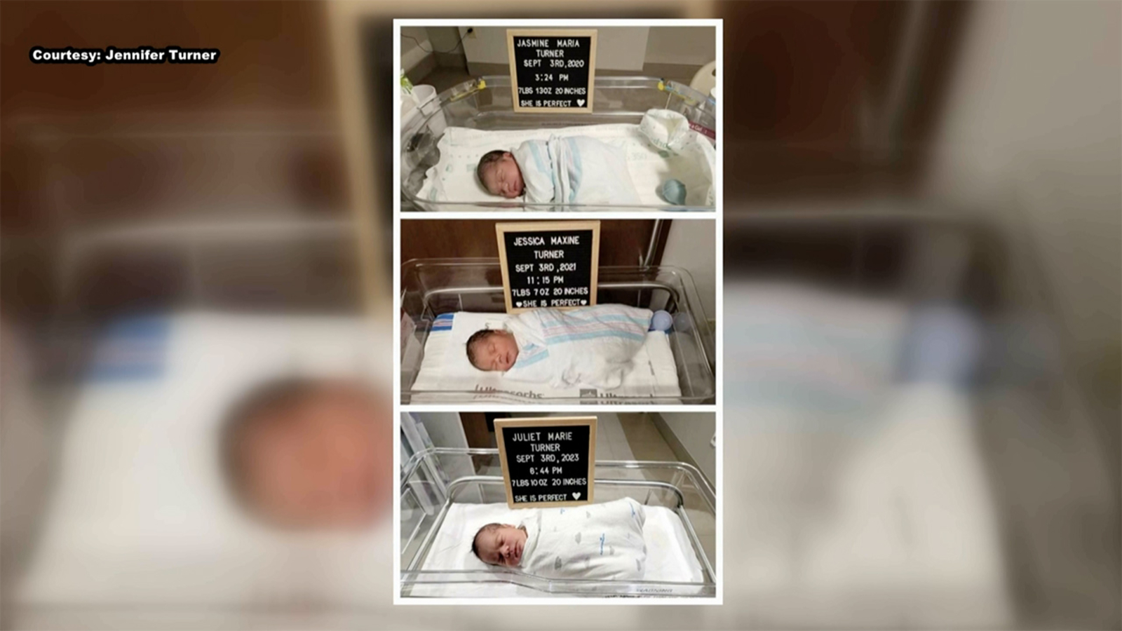 Family welcomes new baby on the same day for 3rd time in 4 years Family welcomes new baby on the same day for 3rd time in 4 years