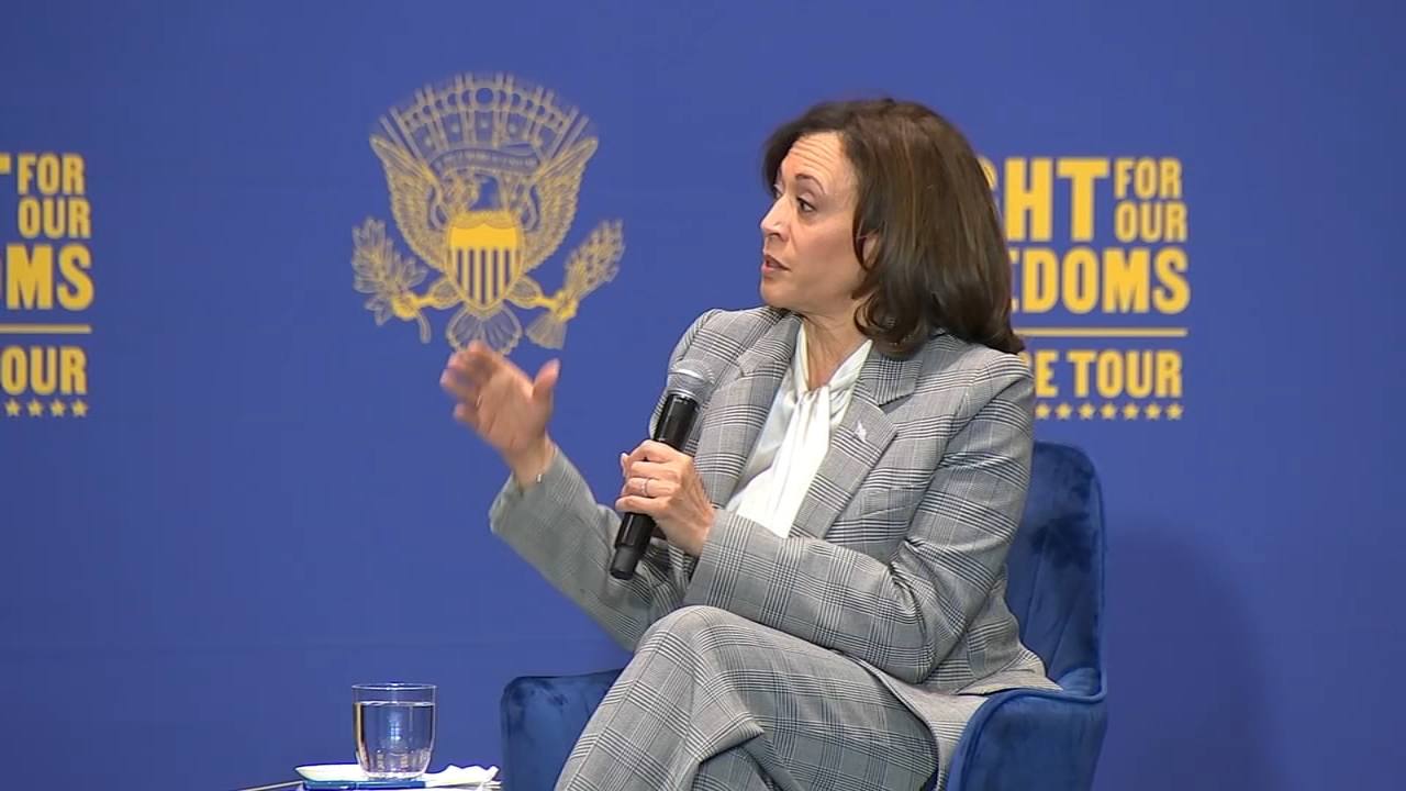 VP Harris talks voting rights, reproductive rights during NC visit