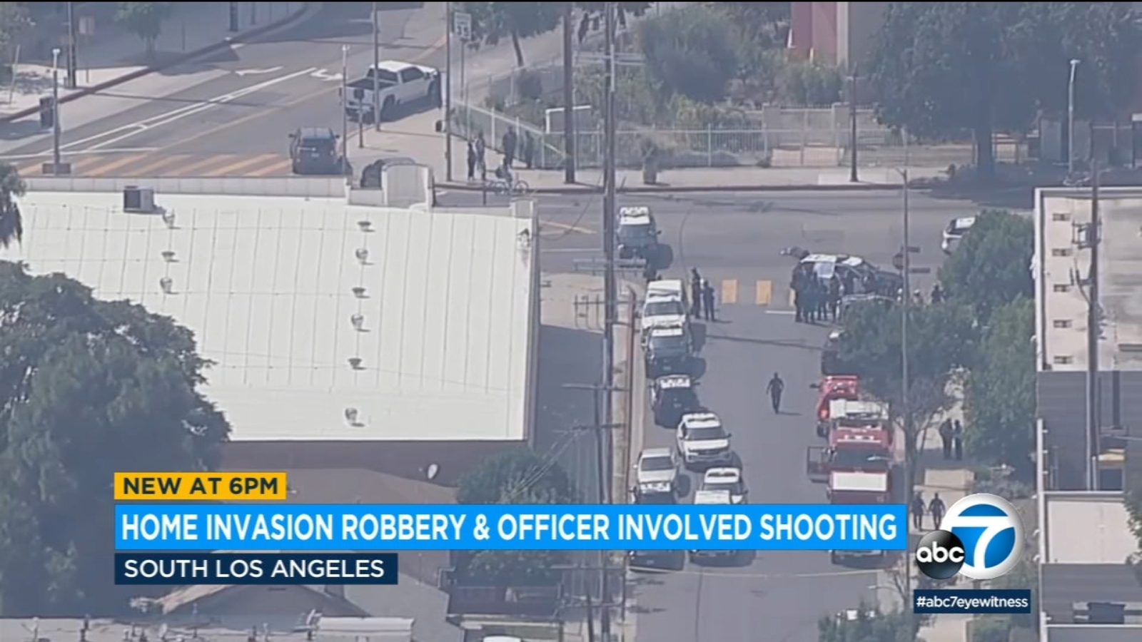 Daytime home invasion in South LA leads to police shooting; 1 suspect ...