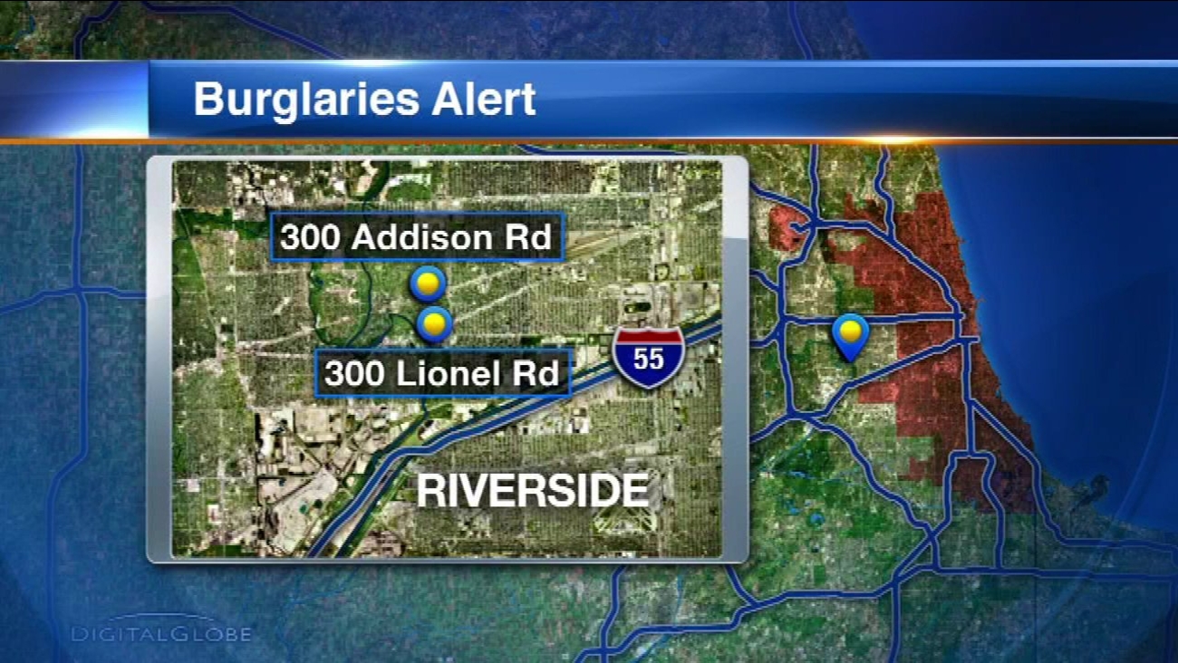 Riverside Police are warning residents about recent home burglaries.