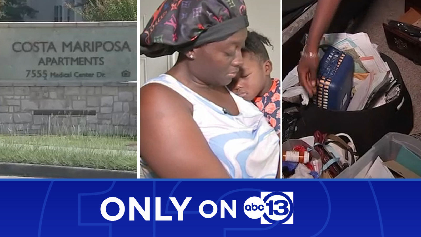 Texas City woman locked out of her home at Costa Mariposa Apartment by