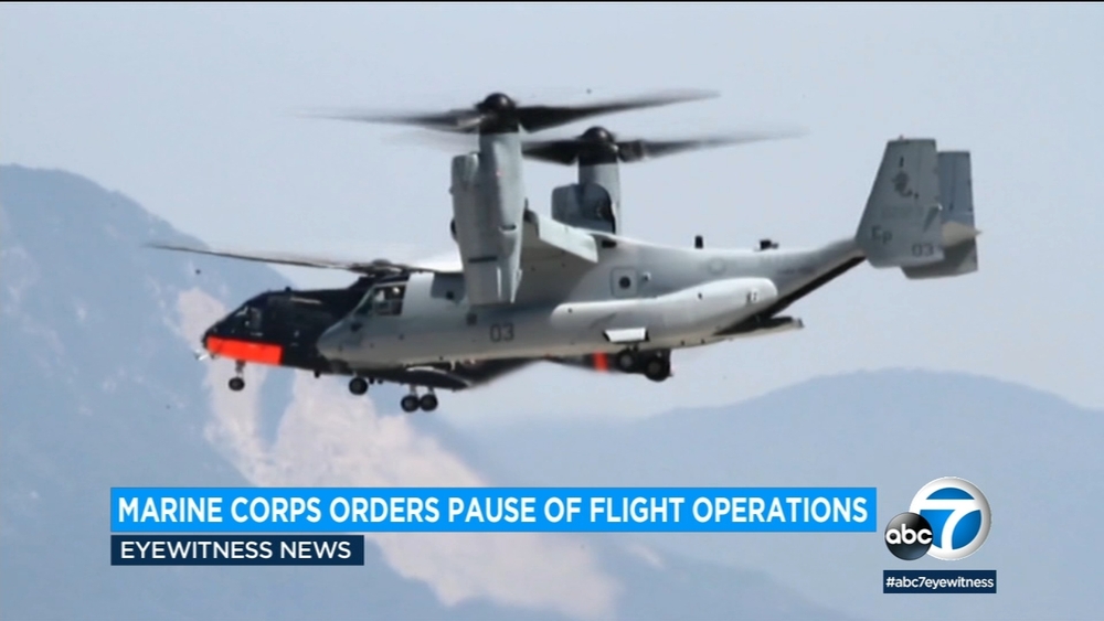 Marine Corps orders pause in flight operations after 3 recent crashes