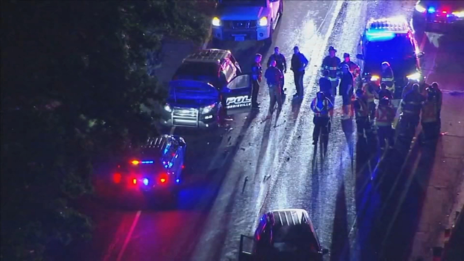 Morrisville officer injured Driver involved in crash that injured