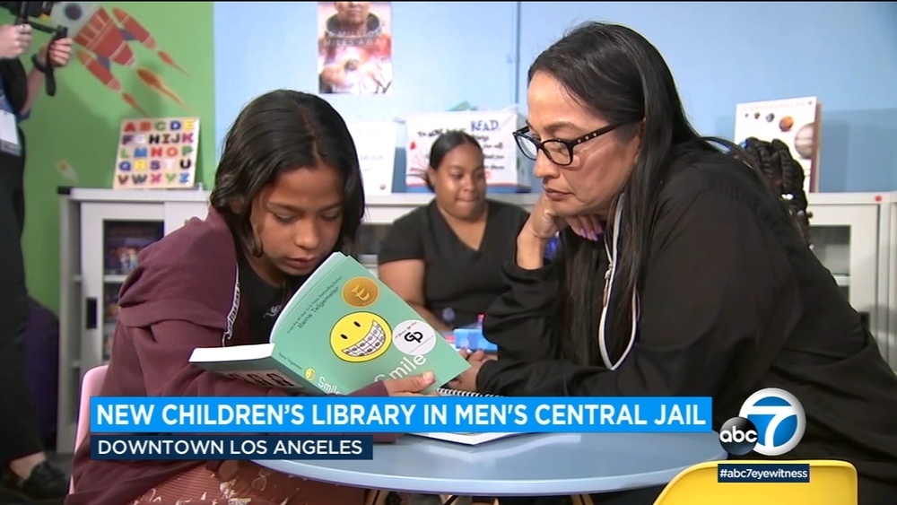 Men's Central Jail adds library for kids waiting to see parent