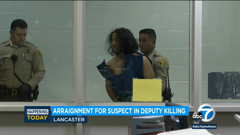 Suspect in Palmdale deputy murder appears in court