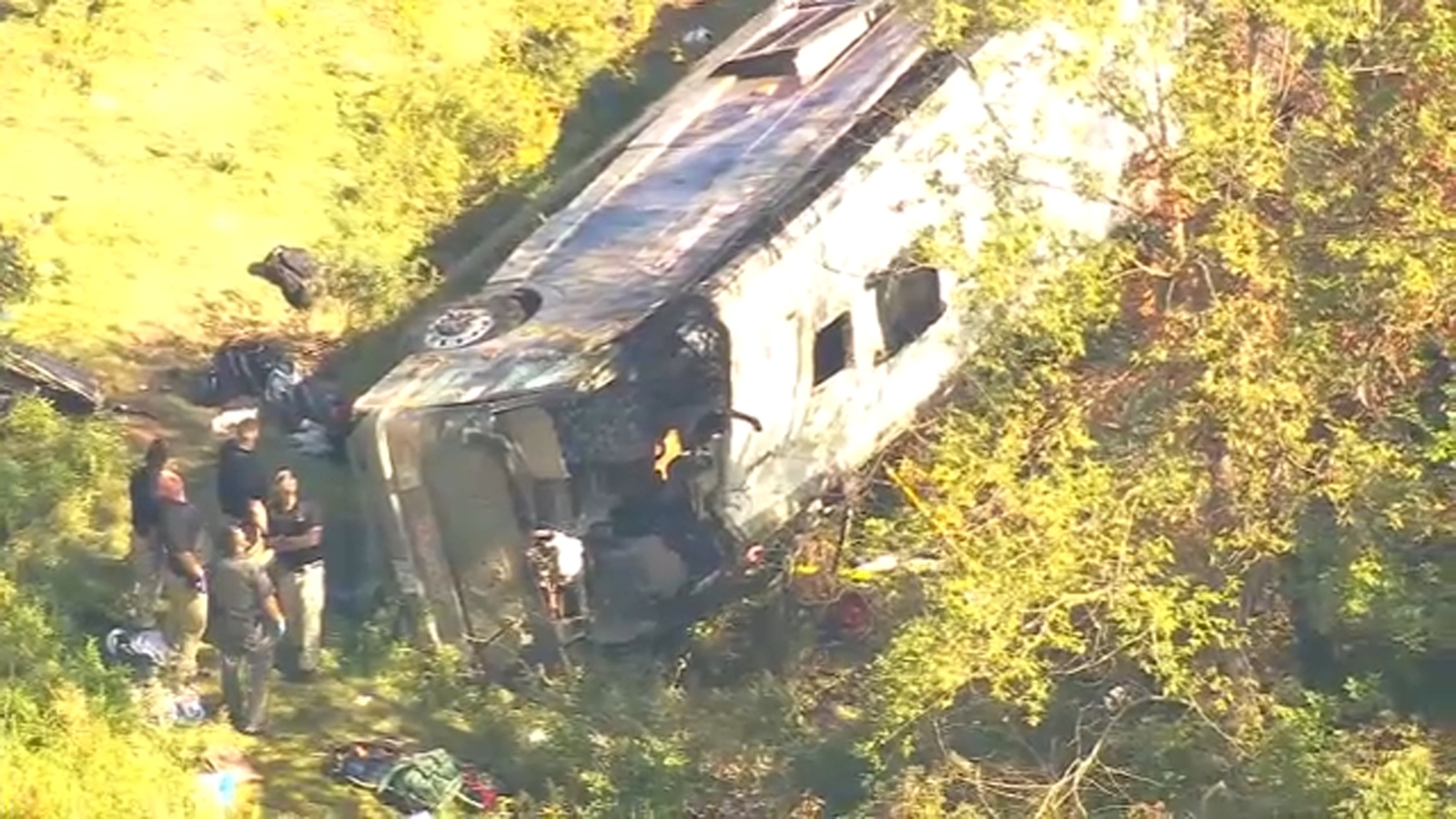 Farmingdale bus crash 2 adults killed, dozens injured in accident on I