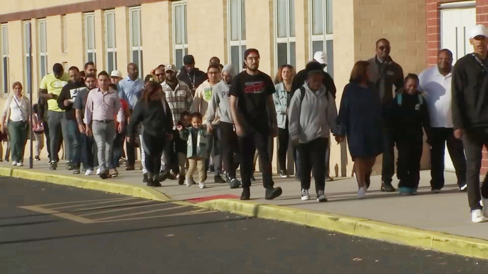 Dads, father figures set example during walk-to-school event in Camden, New Jersey - Vimarsana News