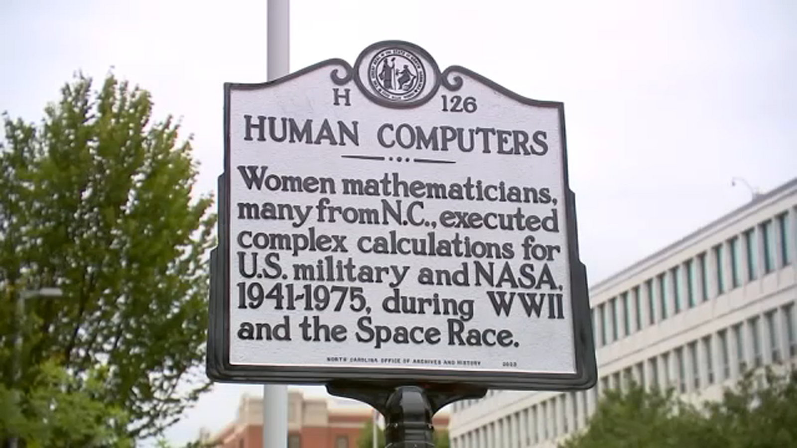 New historical marker in honor of human computers unveiled in Downtown Raleigh New historical marker in honor of human computers unveiled in Downtown Raleigh