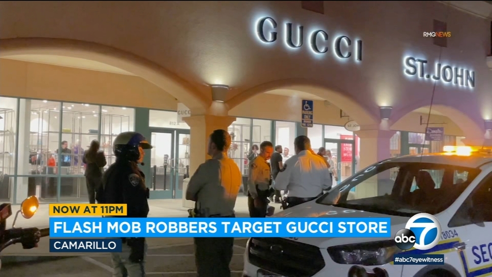 Dozens of Gucci handbags stolen during flash-mob robbery in Camarillo
