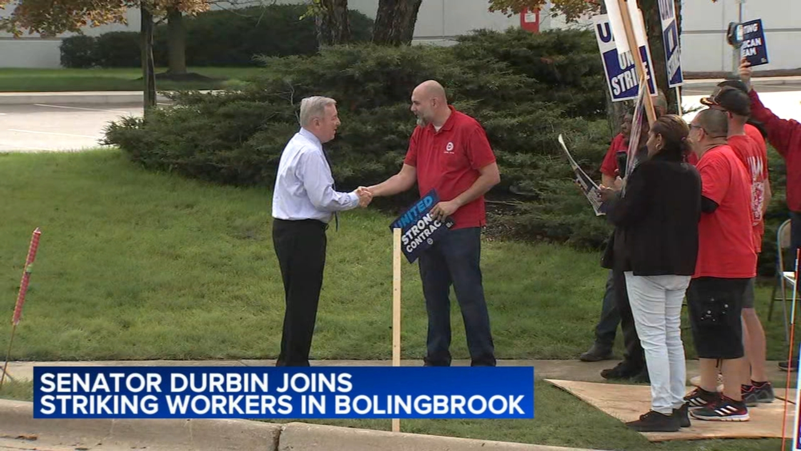 UAW strike update: Sen. Dick Durbin tells Bolingbrook picketers he stands with them - Vimarsana News