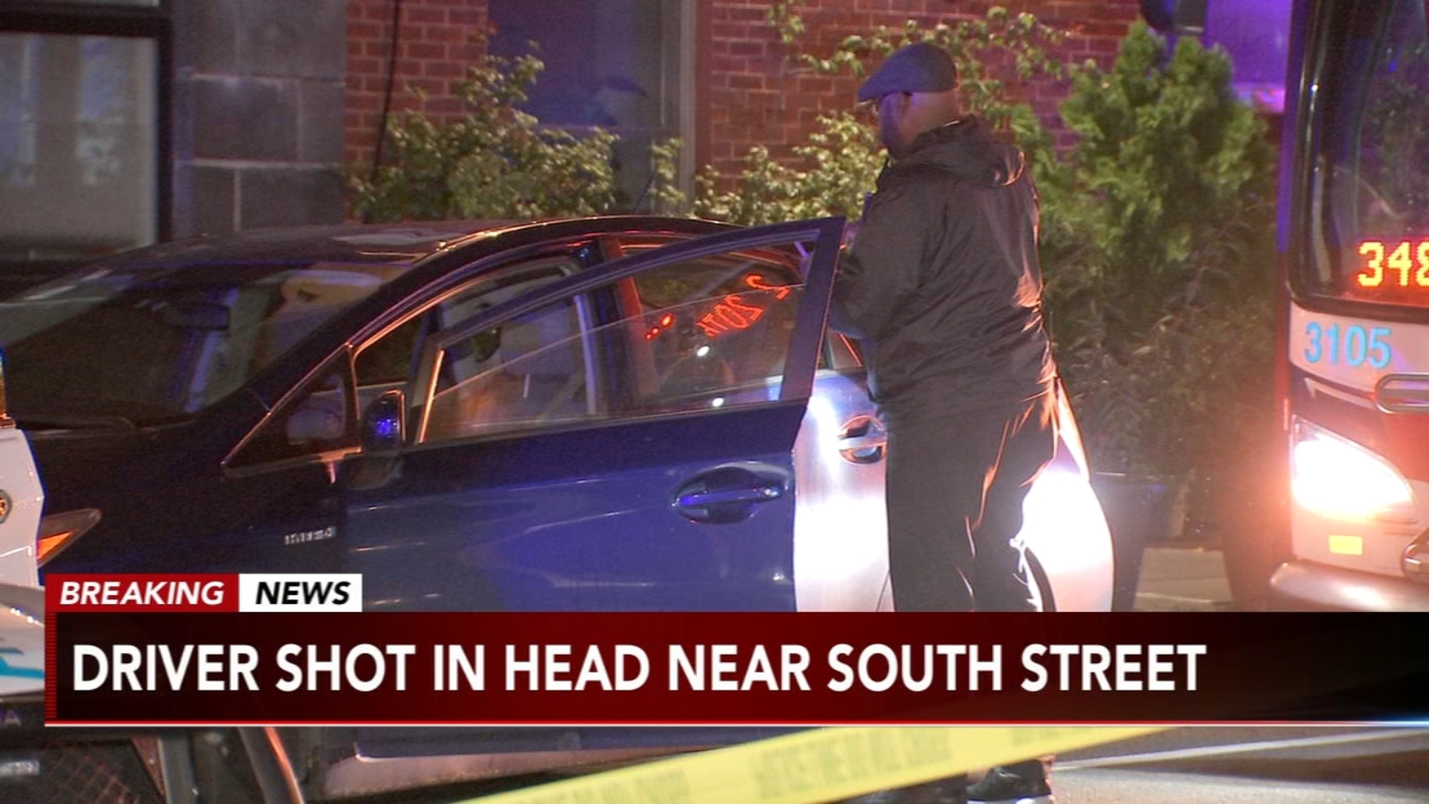 SEPTA bus driver finds man shot in head near South Street in Center City SEPTA bus driver finds man shot in head near South Street in Center City