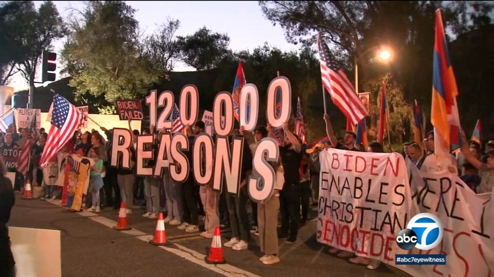 ArmenianAmerican protesters at GOP debate site in Simi Valley demand support for Artsakh ArmenianAmerican protesters at GOP debate site in Simi Valley demand support for Artsakh