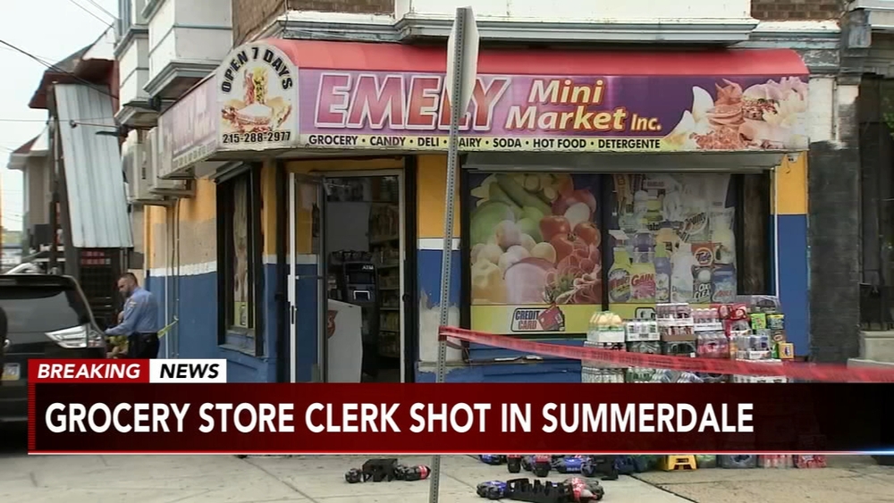 Store clerk shot during argument in Philadelphia