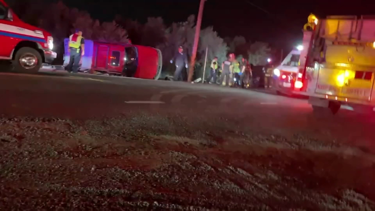 4 injured after multi-vehicle crash in Tulare County