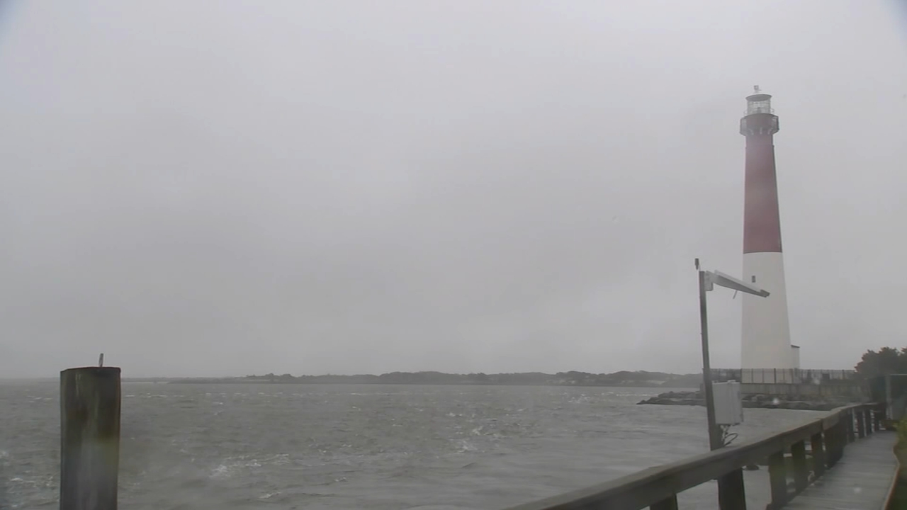 Strong winds, heavy rain hit Long Beach Island
