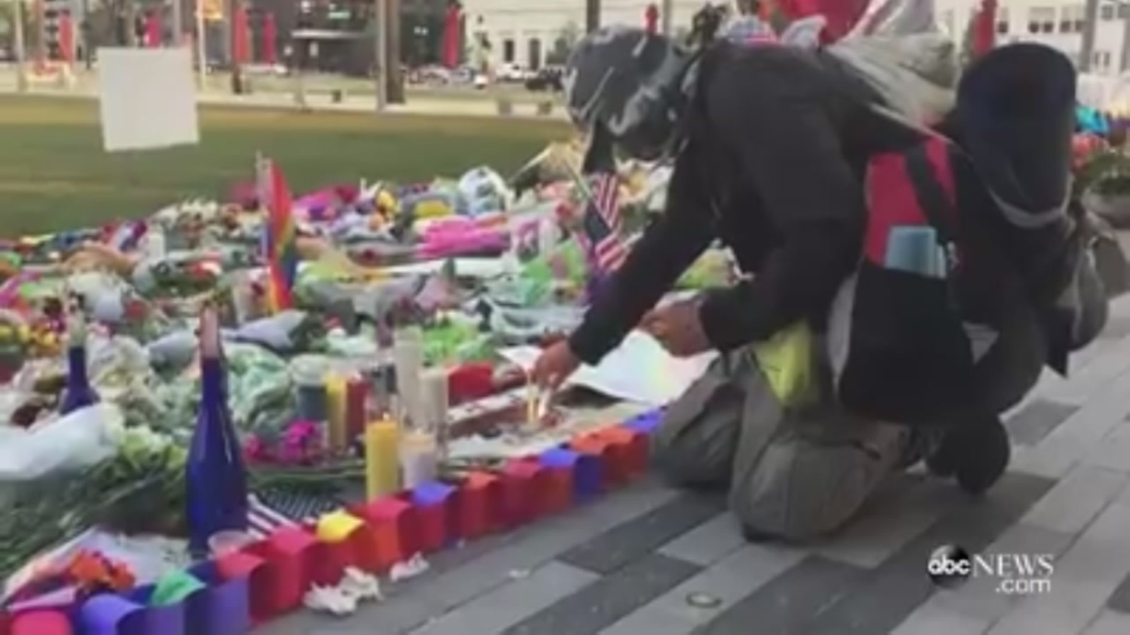 Homeless man lights candles for Orlando victims ABC13 Houston