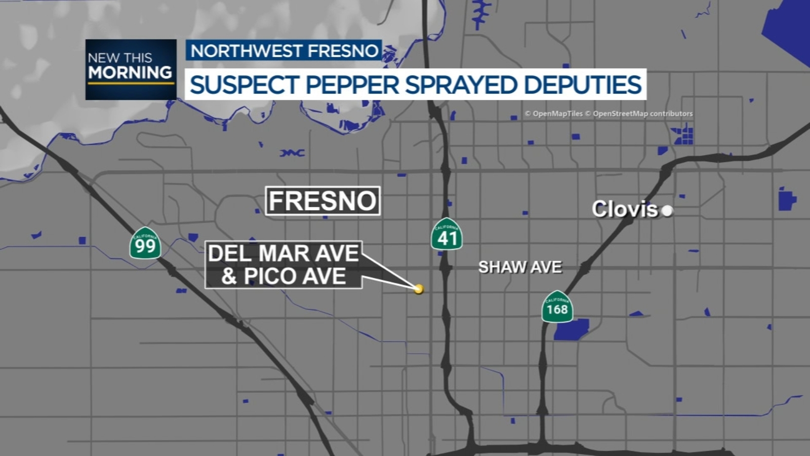 2 Fresno County deputies pepper sprayed while trying to arrest suspect ...