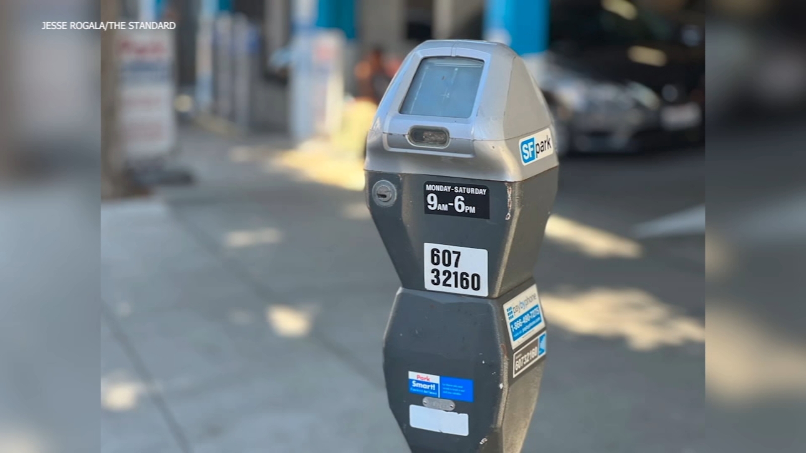 This parking meter on Pierce, Lombard streets in San Francisco made