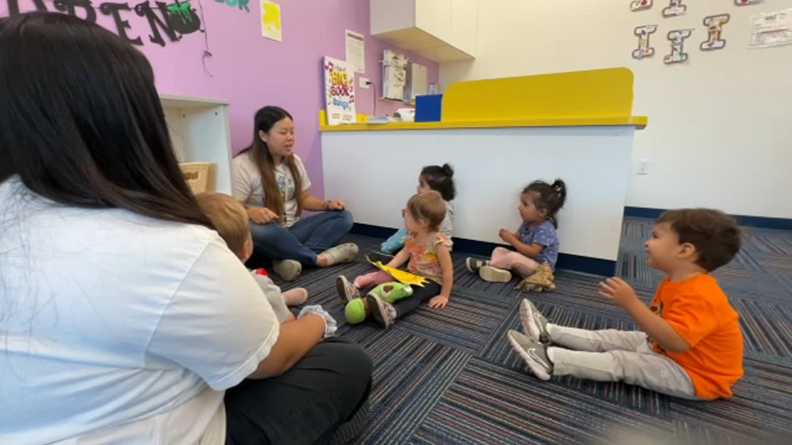 Babies and toddlers learn ASL at The Learning Experience in Clovis