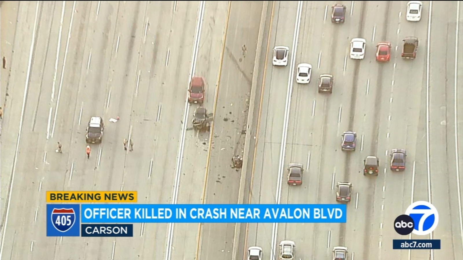 405 Freeway lanes closed at Del Avenue in Carson after crash - Vimarsana News