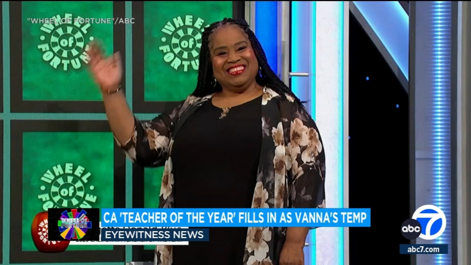 South LA teacher Bridgette Donald-Blue temporarily fills in for Vanna White on 'Wheel of Fortune' - Vimarsana News
