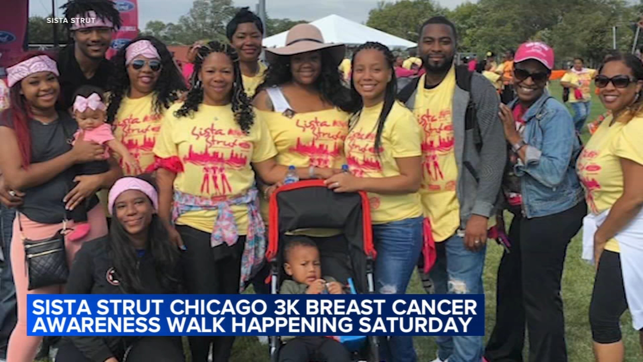 Sista Strut raising awareness of breast cancer