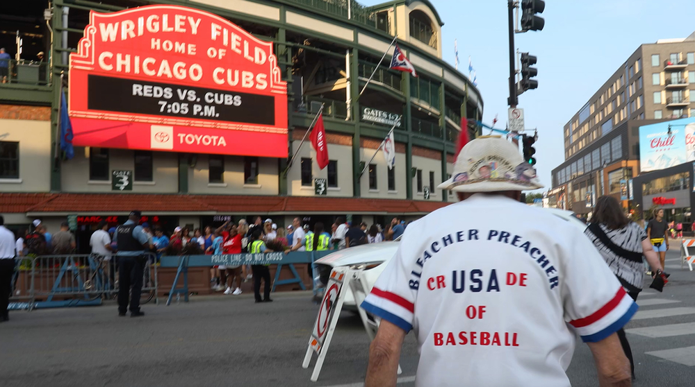 Cubs' legendary 'Bleacher Preacher' celebrates 80 years at Wrigley