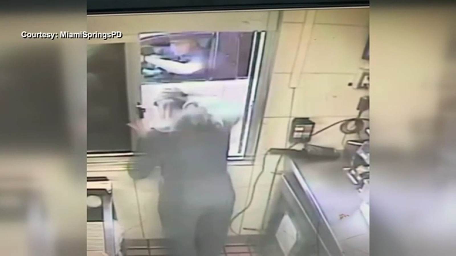 Man slaps cup of hot coffee from McDonalds managers hand in meltdown over breakfast order charge