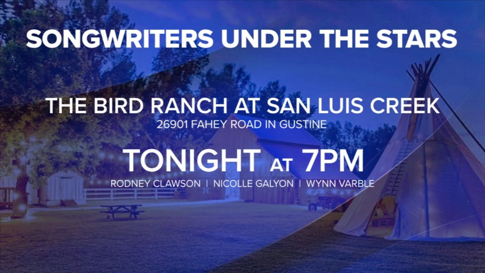 North Valley business hosts Songwriters Under the Stars event - Vimarsana News