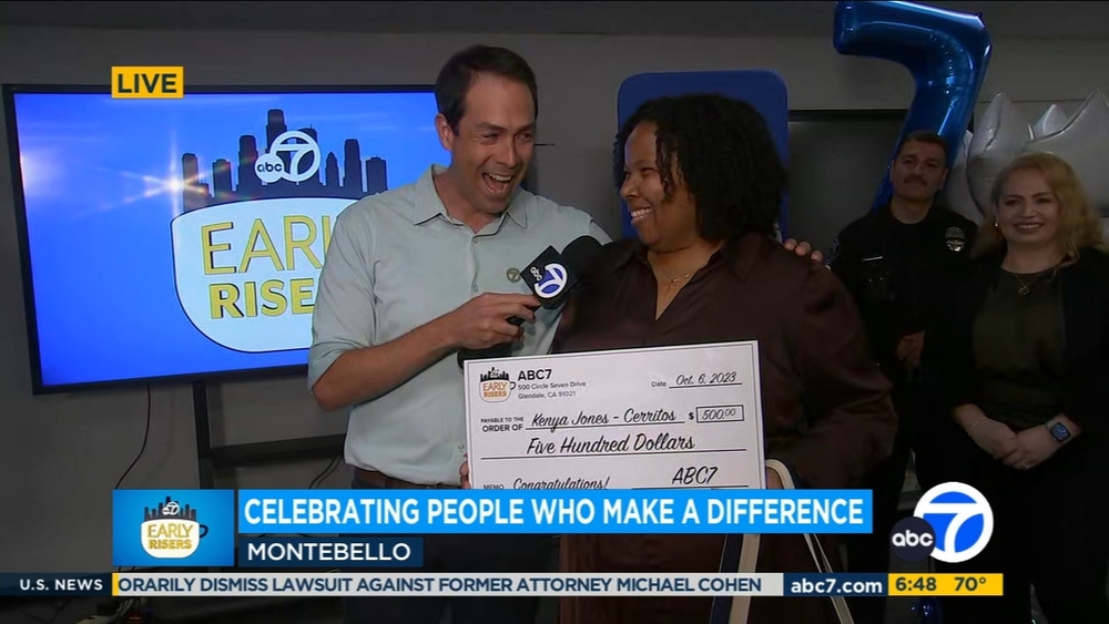 ABC7 Early Risers: Montebello special ed teacher honored