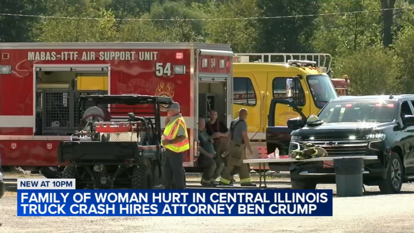 Family of woman critically hurt in central IL crash anhydrous ammonia leak hires Ben Crump