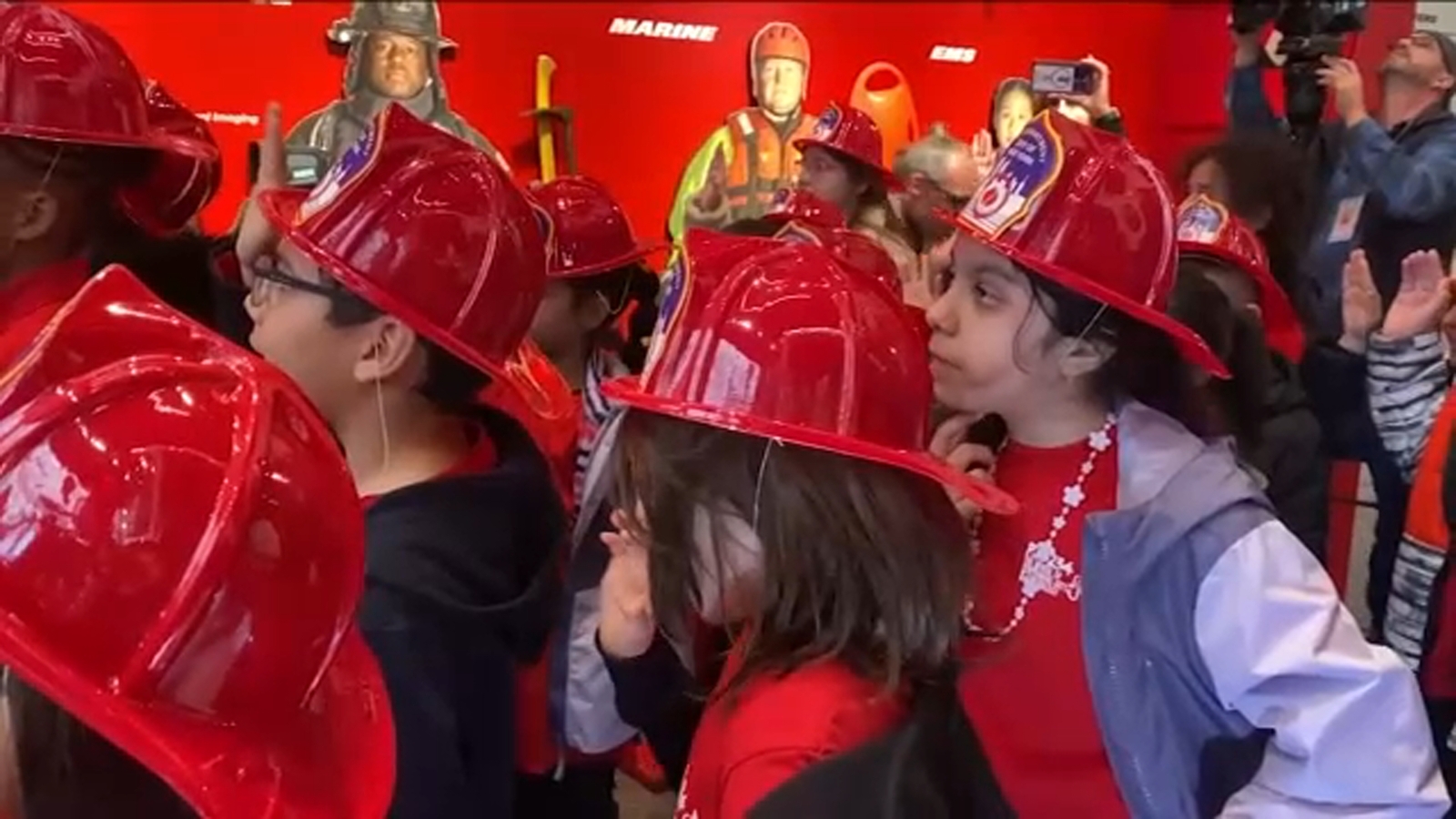 Students at school in Astoria, Queens promote fire safety, dangers of
