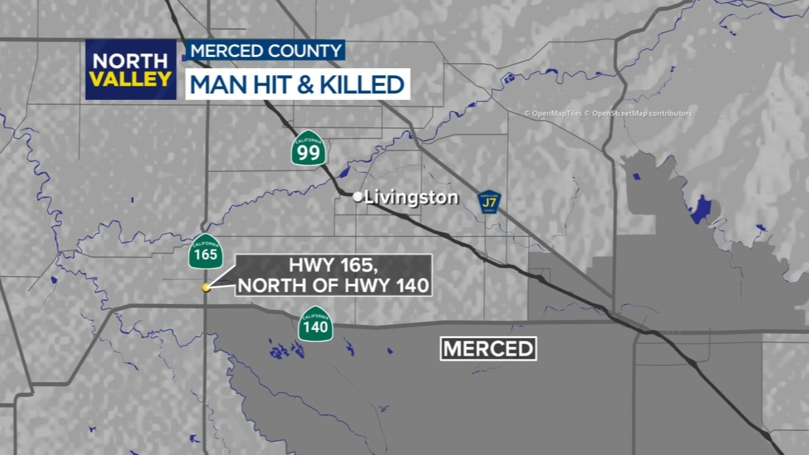 Man hit and killed by car in Merced County, CHP says - ABC30 Fresno