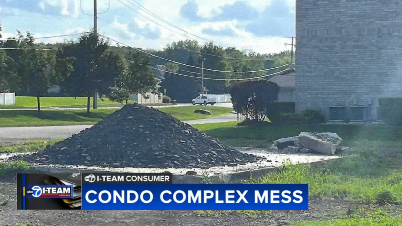 Crestwood senior citizen condo residents say dust, debris, dirt piles are daily hazards