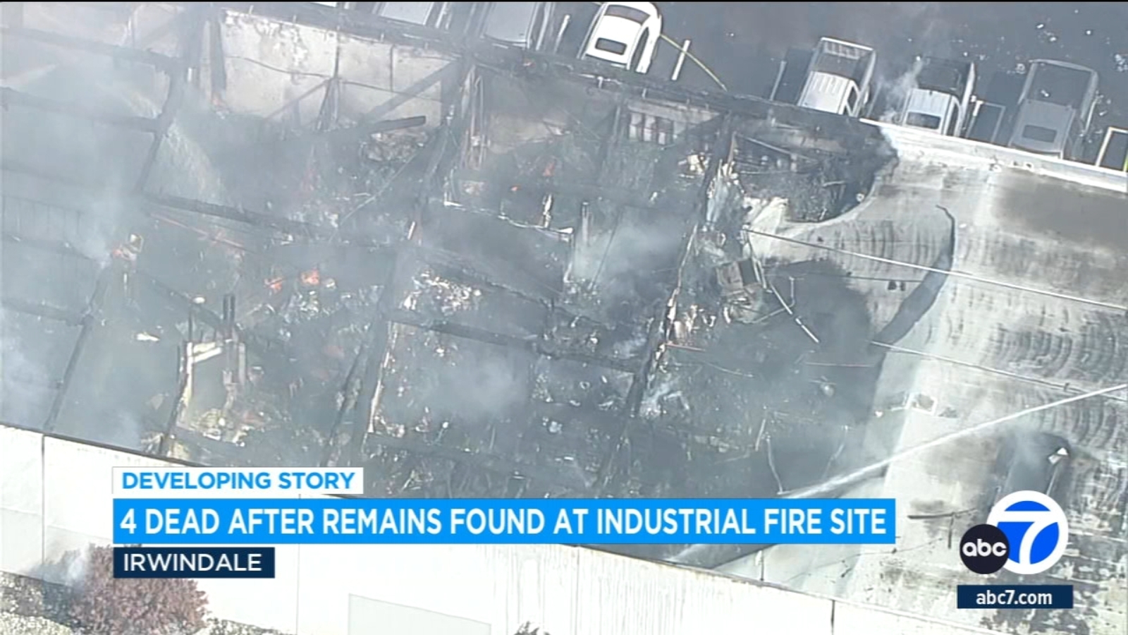 4 died in Irwindale honey-oil lab fire, police say - Vimarsana News