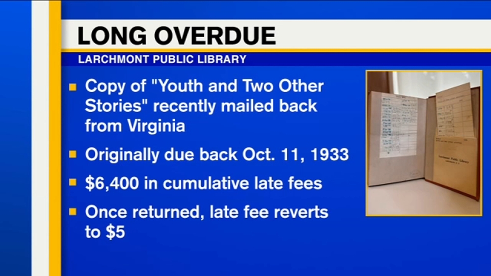 Old library book overdue for 90 years