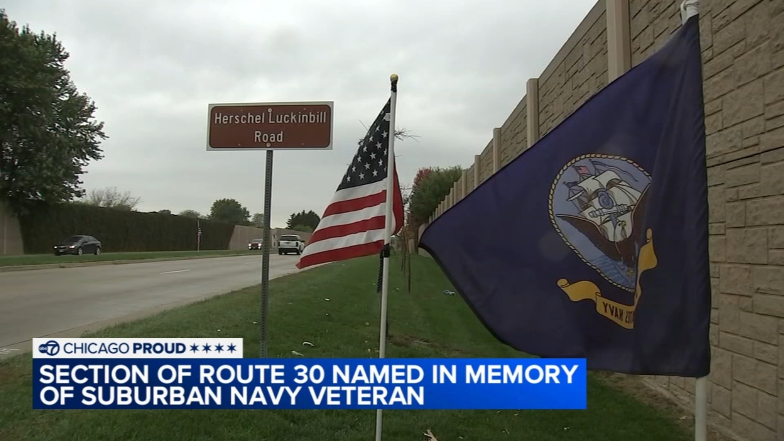 Section of Route 30 in Oswego renamed 'Herschel Luckinbill Road' to