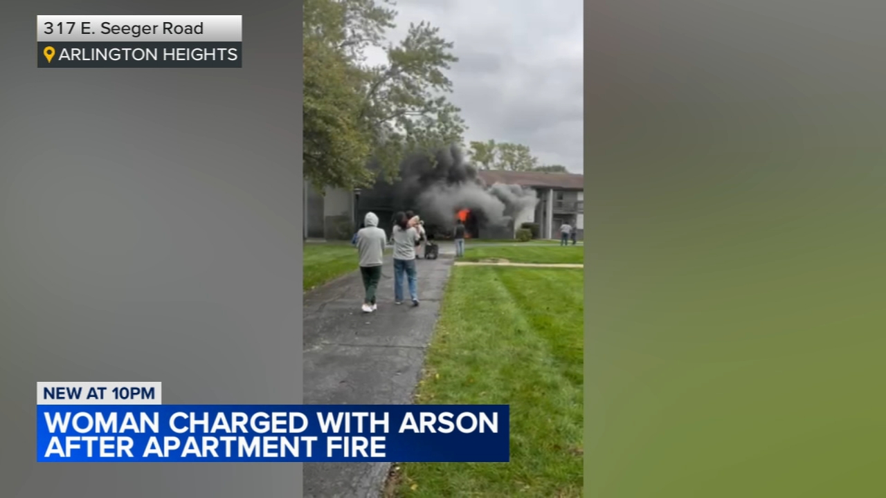 Arlington Heights woman charged with arson in apartment fire