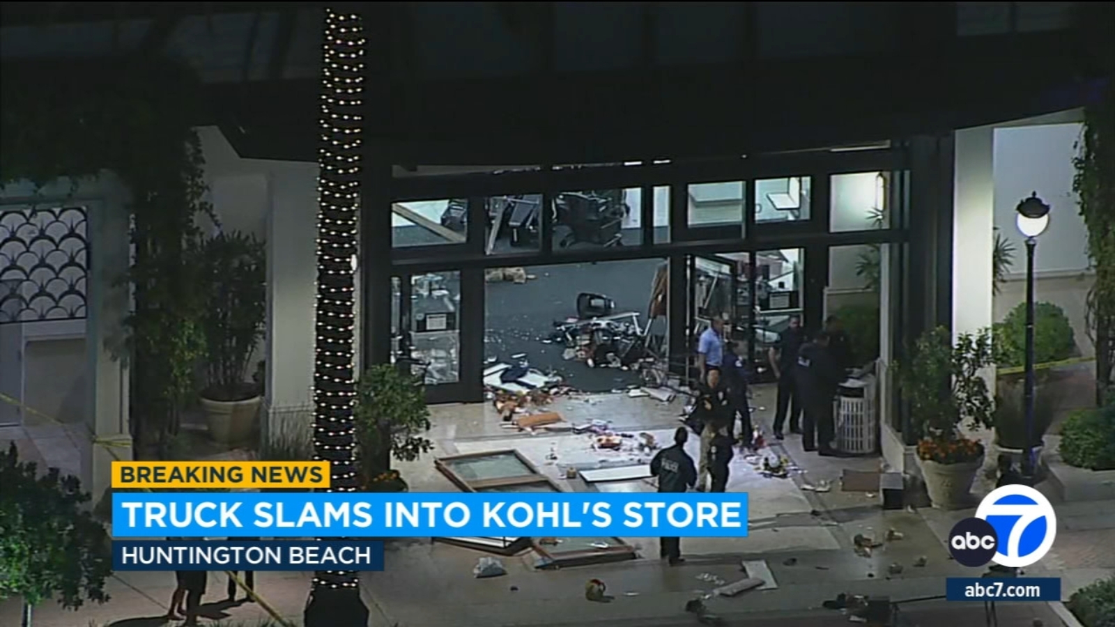 DUI driver slams into Huntington Beach Kohl's store, leads police on chase - Vimarsana News