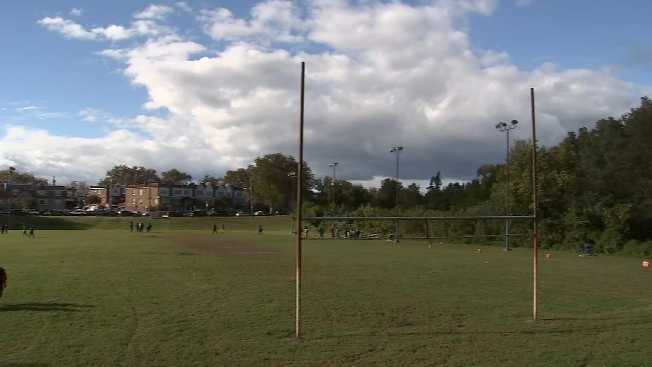 Suspects sought after youth football field vandalized in Philadelphia
