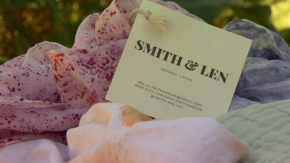 Valley woman using local plants and fruit to make dye