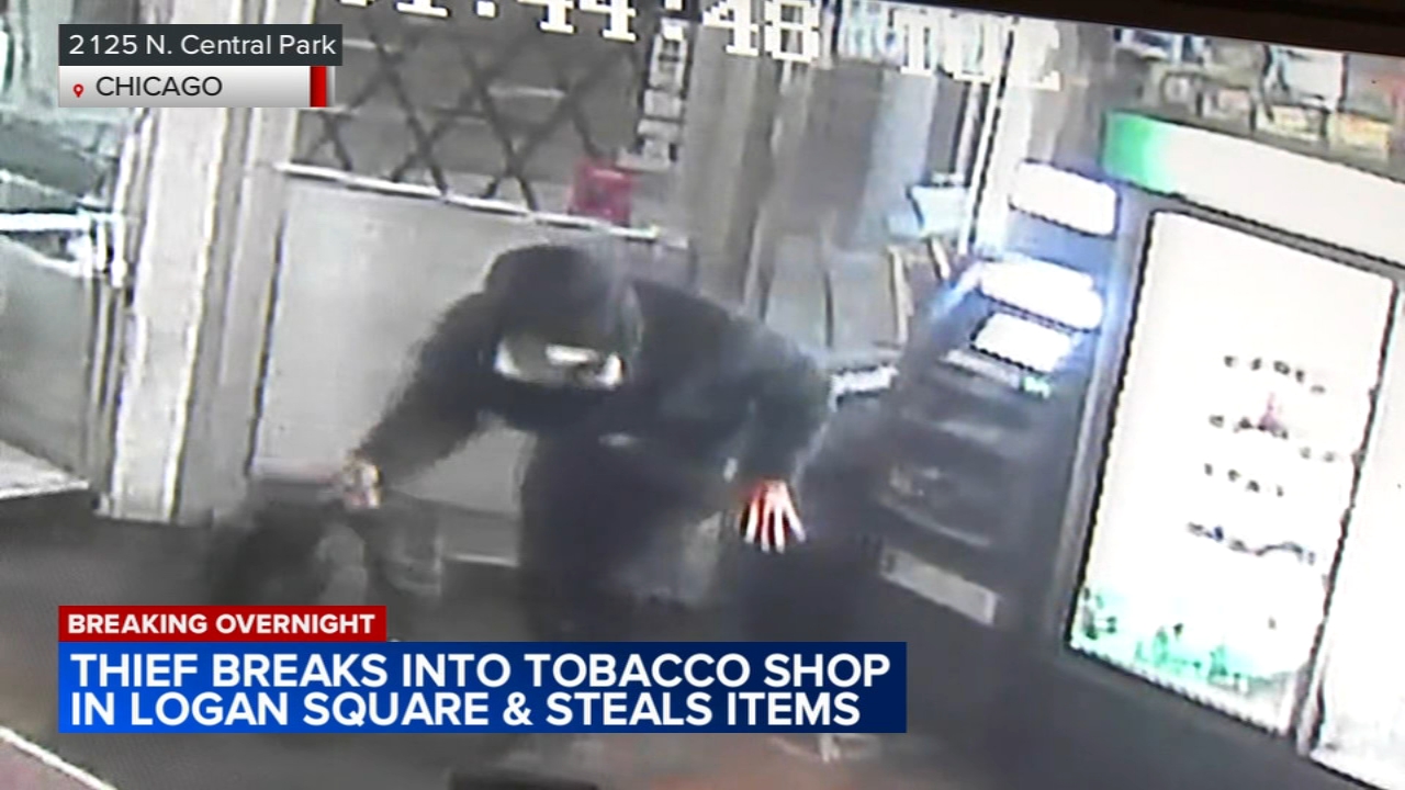Smash-and-grab at NW Side tobacco shop caught on camera