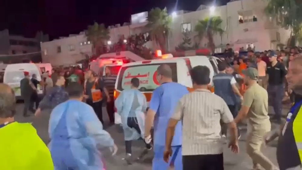 Extra Time: Hamas and Israel trade blame after blast at Gaza hospital