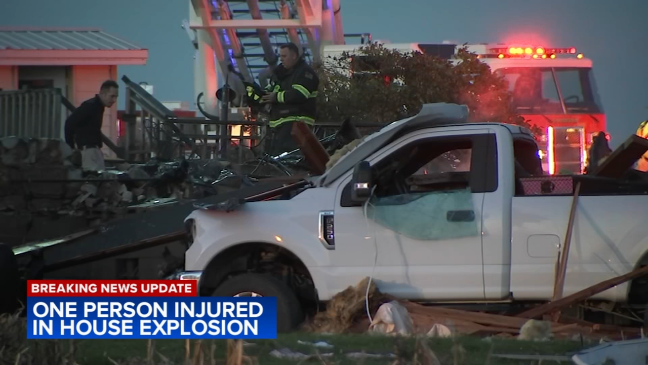 DeKalb County explosion destroys home near Earlville, 1 injured