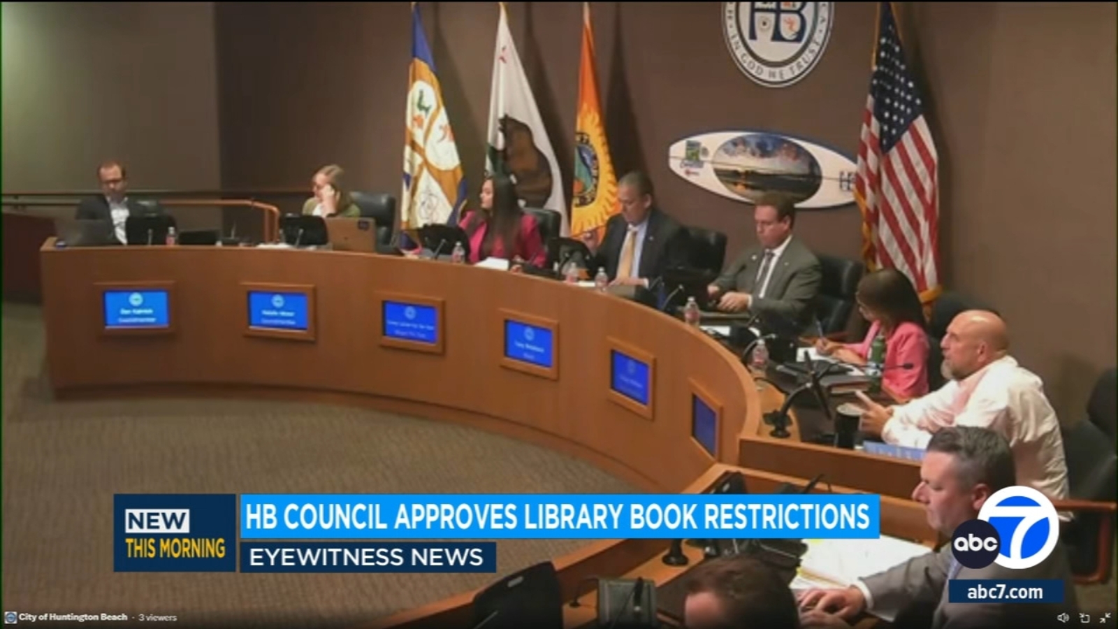 Huntington Beach council approves ordinance restricting minors' access to library books with sexual content - Vimarsana News