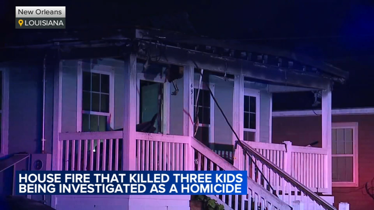 Father allegedly set fire to NOLA home, killing 3 children: Police