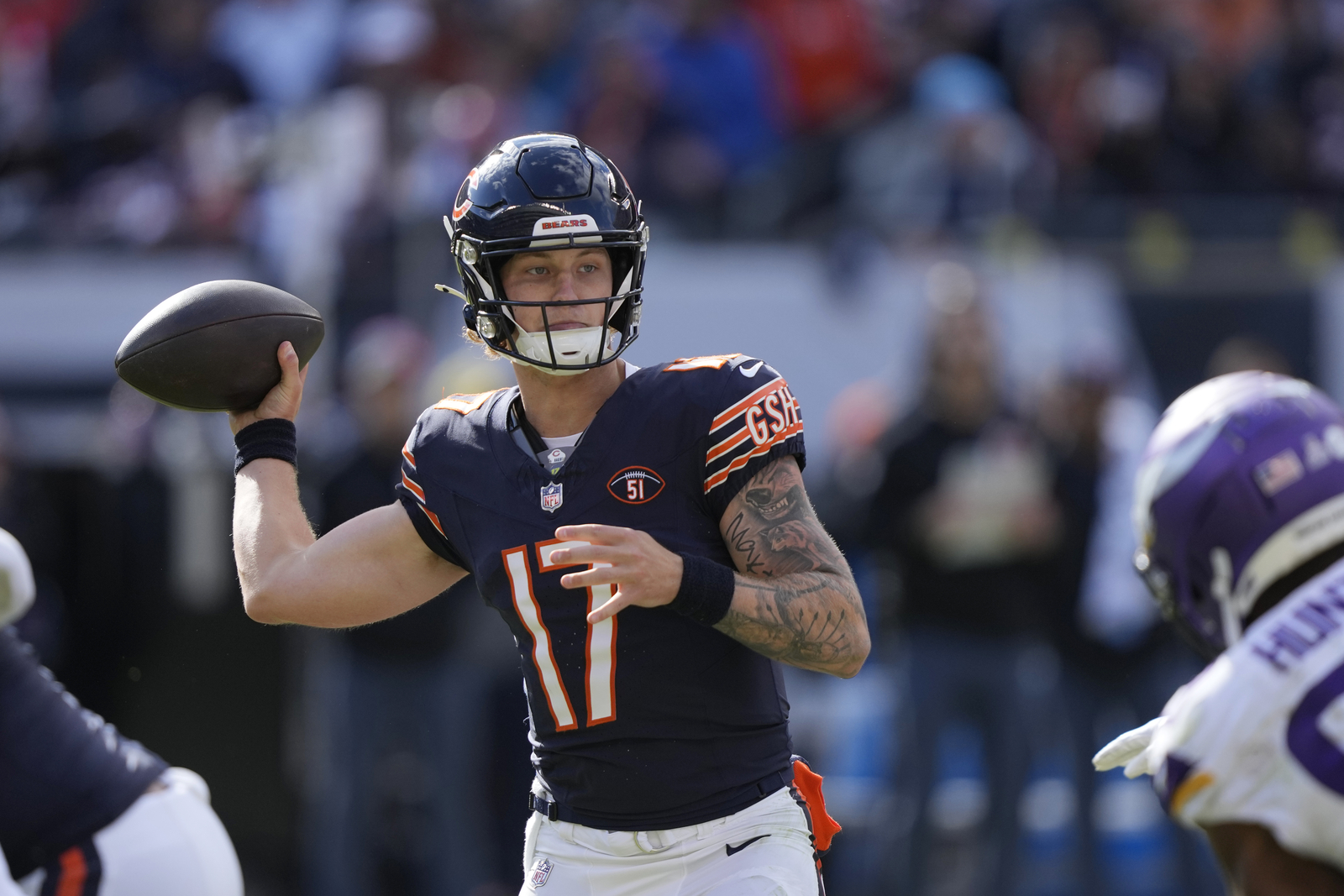 Chicago Bears game today: injured QB Justin Fields out; Tyson Bagent to start against Las Vegas Raiders - Vimarsana News